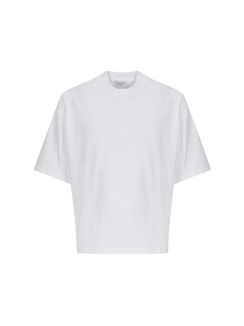 T-shirt over in cotone Bianco ottico Paolo Pecora | F041 40951101